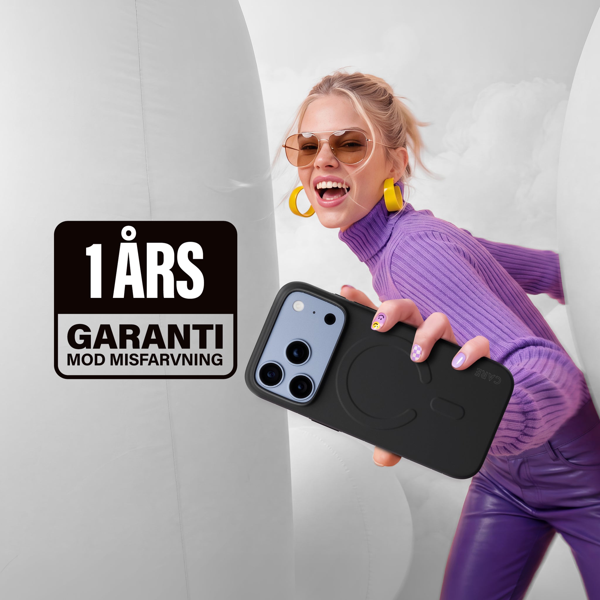 CARE™ by PanzerGlass® SL1M Case Sort m. MagSafe iPhone 18 Pro | 17 Pro